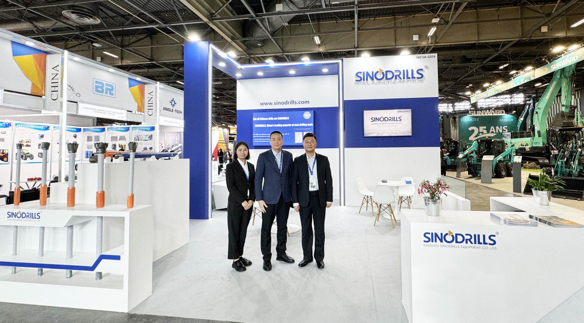 SINODRILLS shines Again at INTERMAT in France