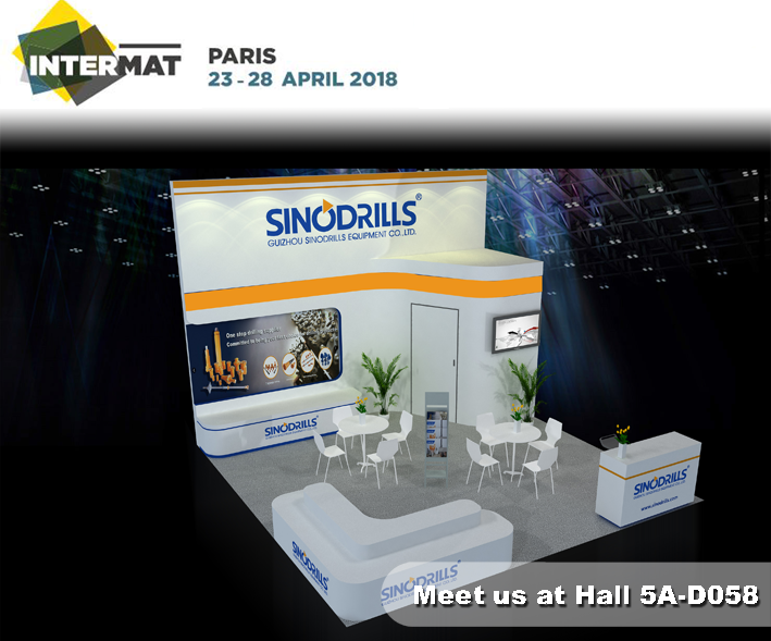 SINODRILLS will attend INTERMAT 2018