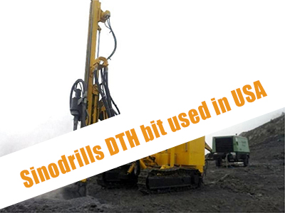 Sinodrills DTH bit used in USA